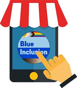 Blue Inclusion shop icon 15% q6